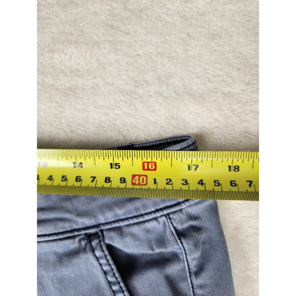 Anthropologie Women's Chino Shorts Size 32 Relaxed Grey - Picture 10 of 13